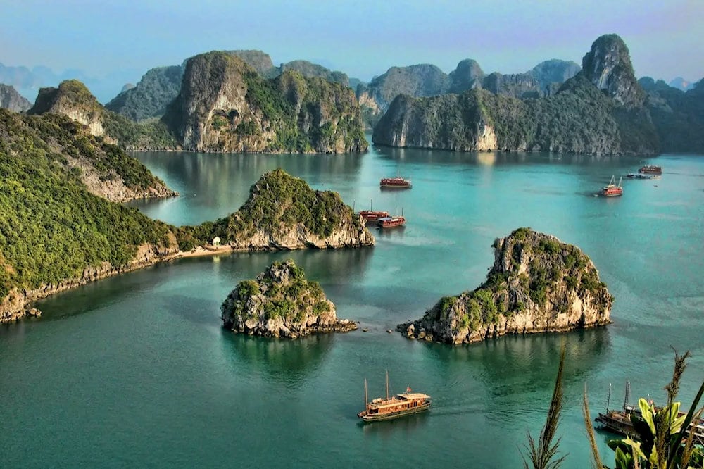 Ha Long Bay enchants with its emerald waters and thousands of limestone karsts, creating one of the most breathtaking natural wonders in the world